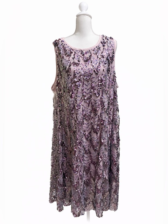 torrid Dresses & Skirts - ✨ Torrid Sequin Shift Dress Mini Cocktail Sleeveless Size 2 (2X 18/20) ✨